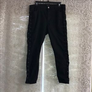 jcpenney Jeans - Black jean with laces jcpenney Jeans - Black jean with laces